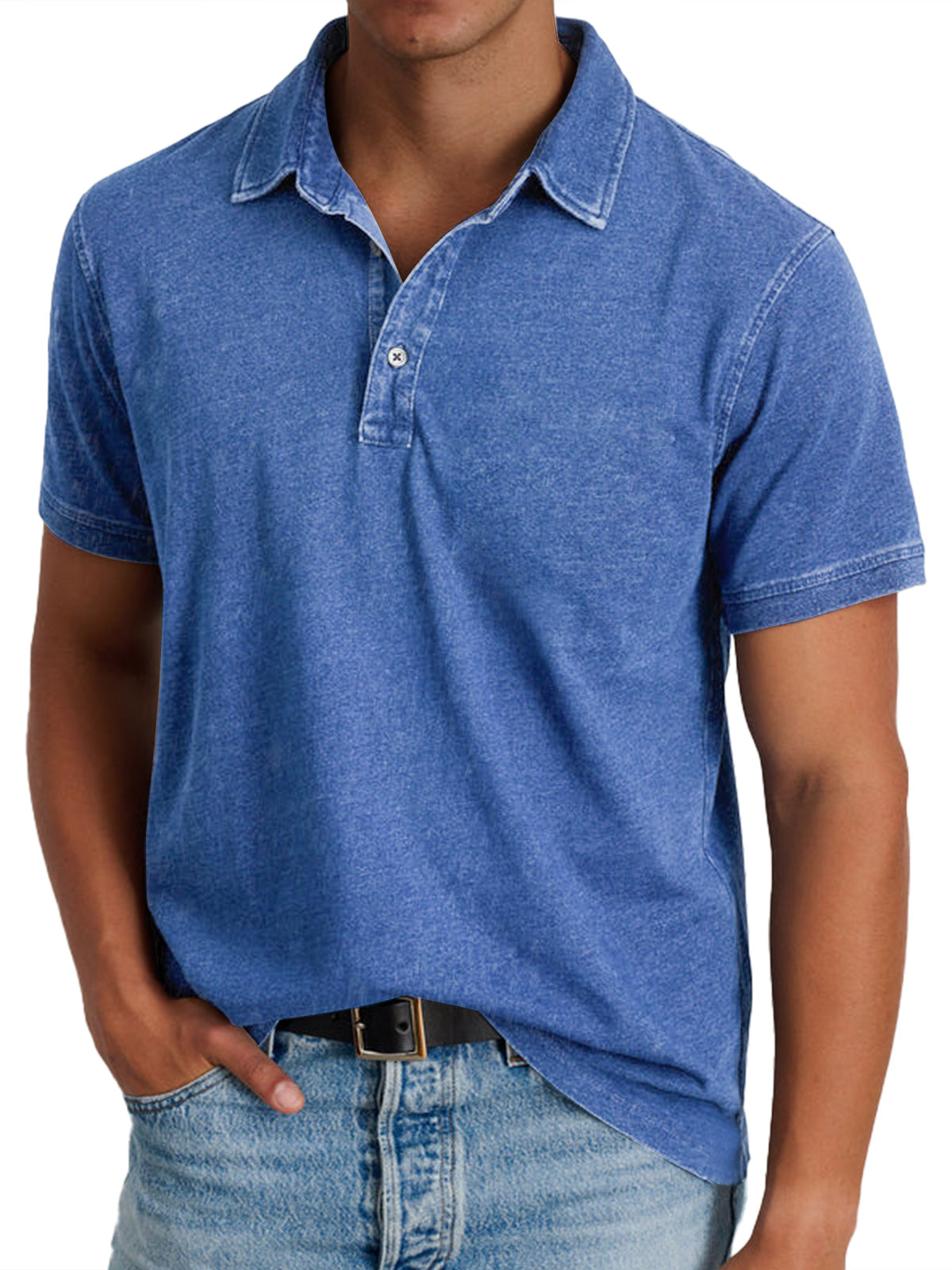 Stanley Men's Relaxed Polo Shirt - Blue
