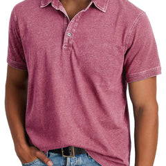 Stanley Men's Relaxed Polo Shirt - Pink