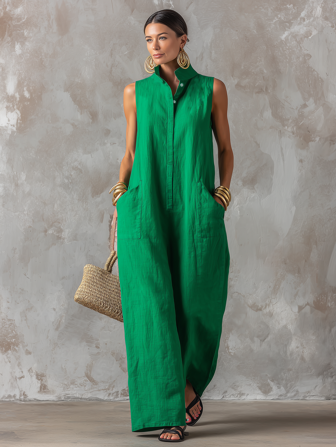 Mabel | Minimalist Sleeveless Jumpsuit