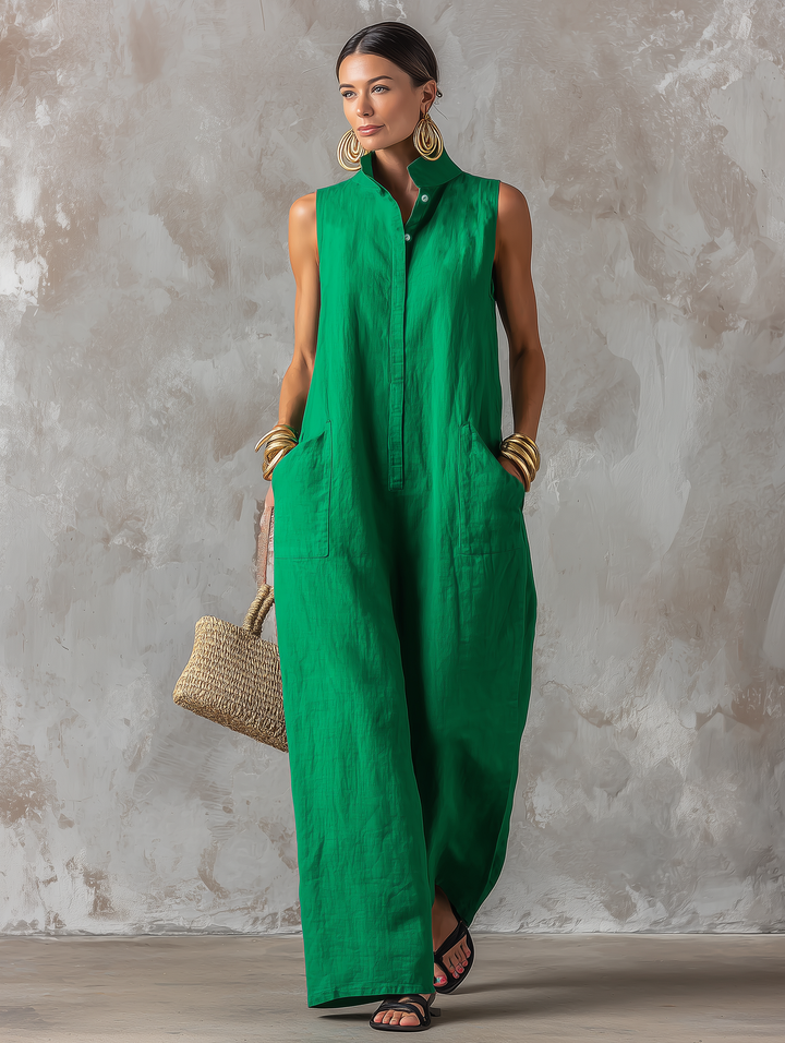 Mabel | Minimalist Sleeveless Jumpsuit