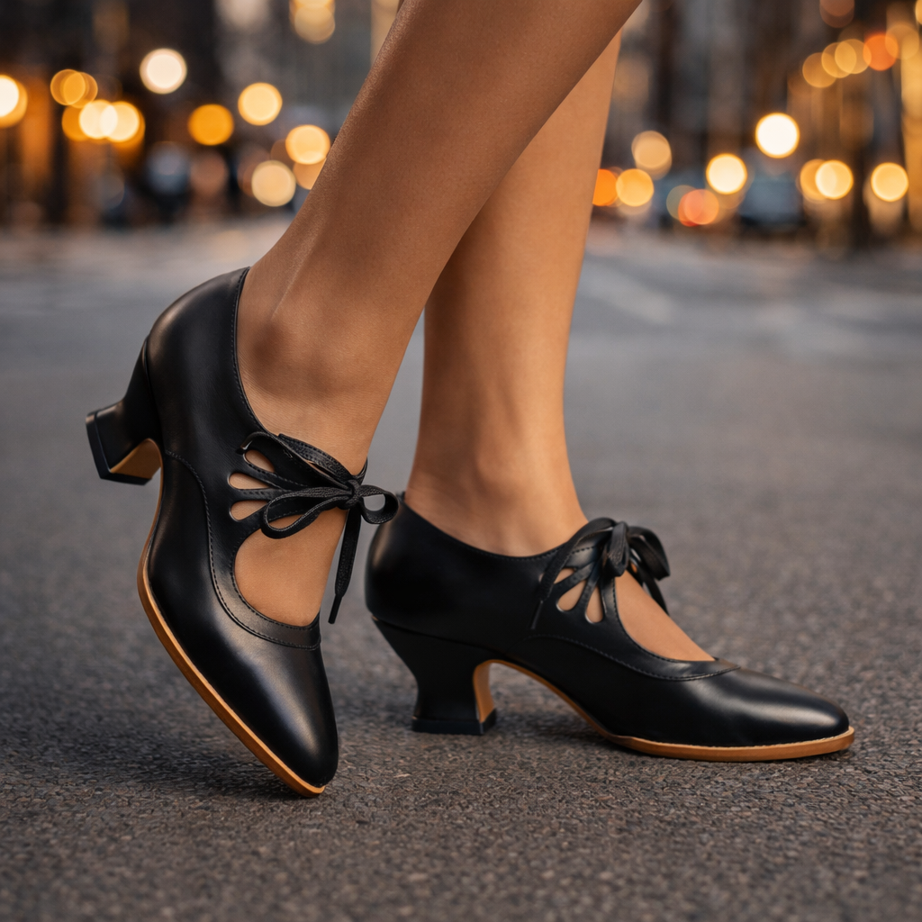 Camille | Lace-Up Heels