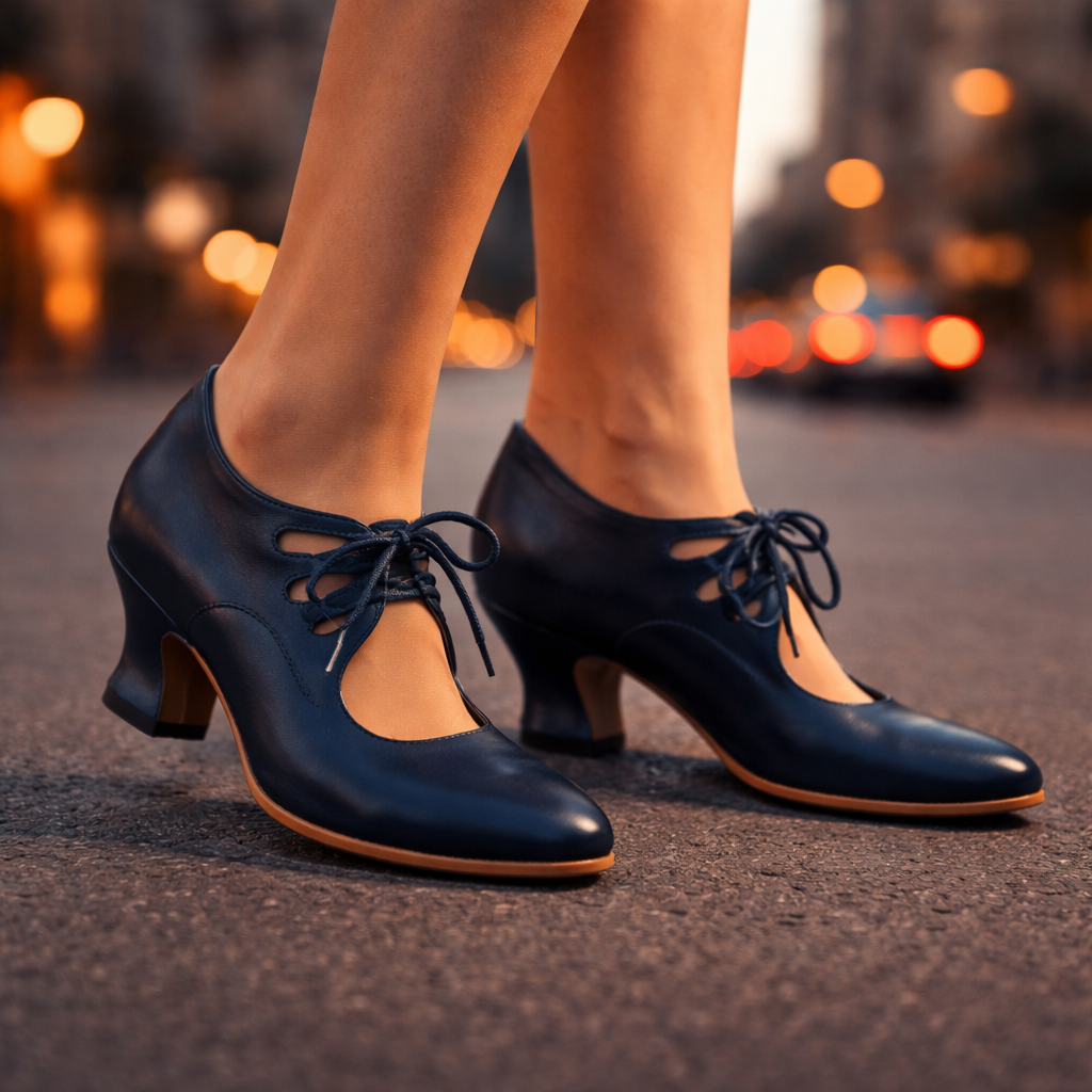 Camille | Lace-Up Heels