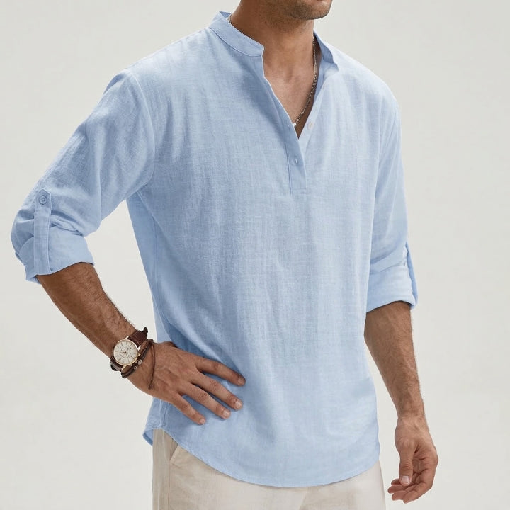 Leonard | Casual Linen Oversized Shirt