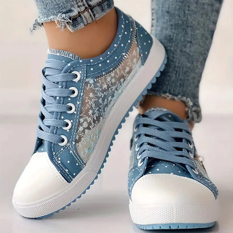 Margaret | Elegant Floral Sneakers