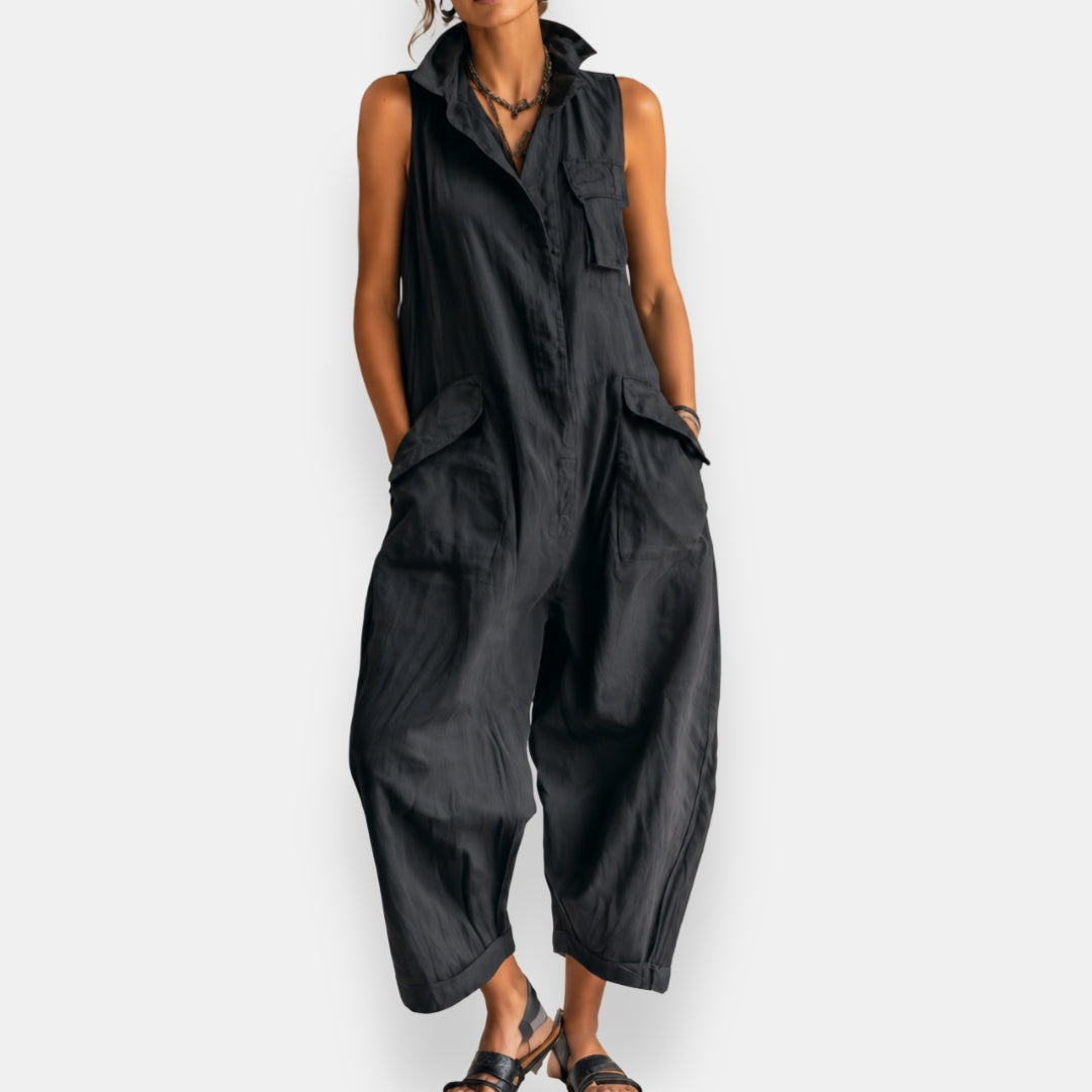Harriet | Sleeveless Loose Jumpsuit