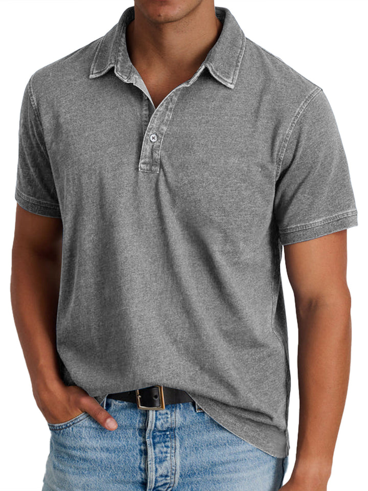 Stanley Men's Relaxed Polo Shirt - Grey