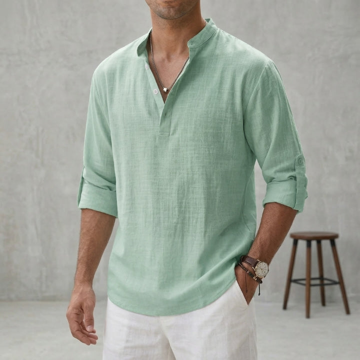 Leonard | Casual Linen Oversized Shirt