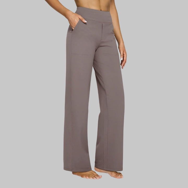 Lena | Soft Stretch Wide-Leg Trousers
