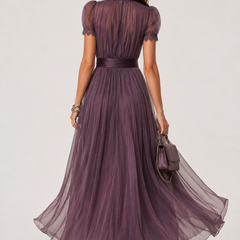 Rosalind Flowing Chiffon Maxi Dress