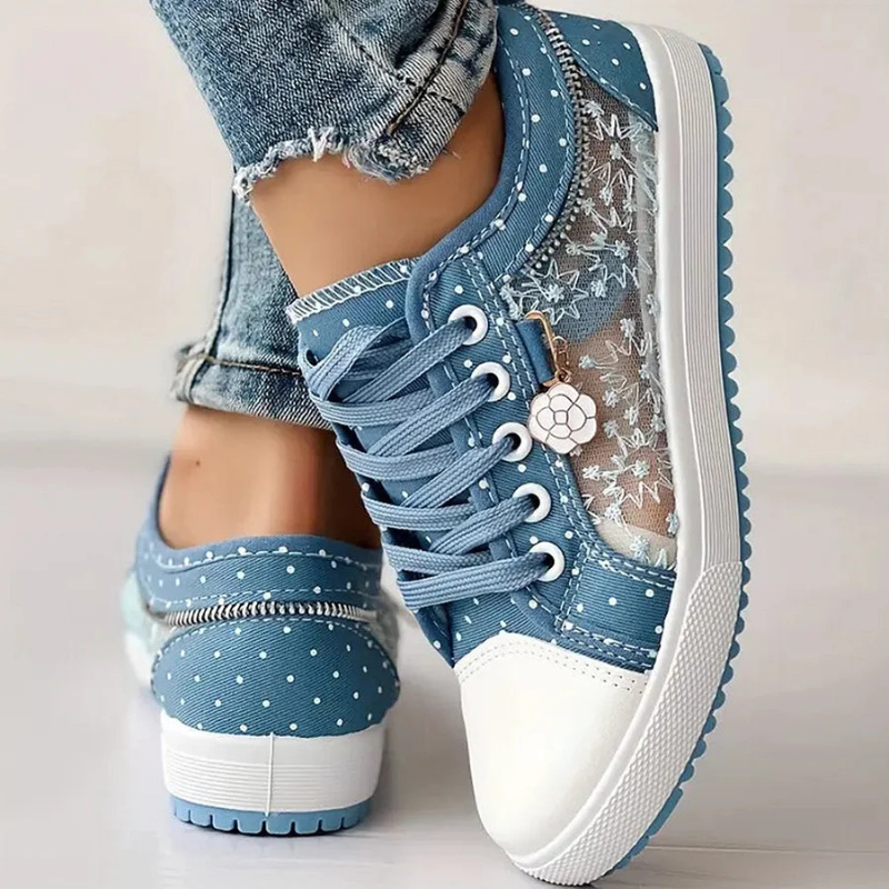 Margaret | Elegant Floral Sneakers