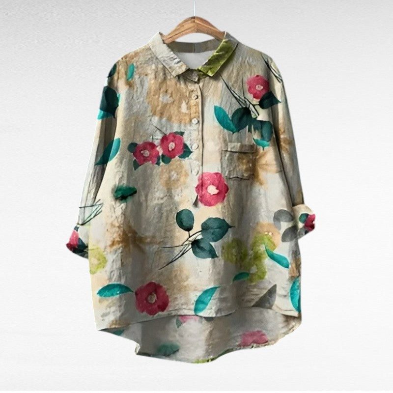 Sylvia | Printed Summer Blouse - Print 3