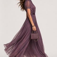 Rosalind Flowing Chiffon Maxi Dress