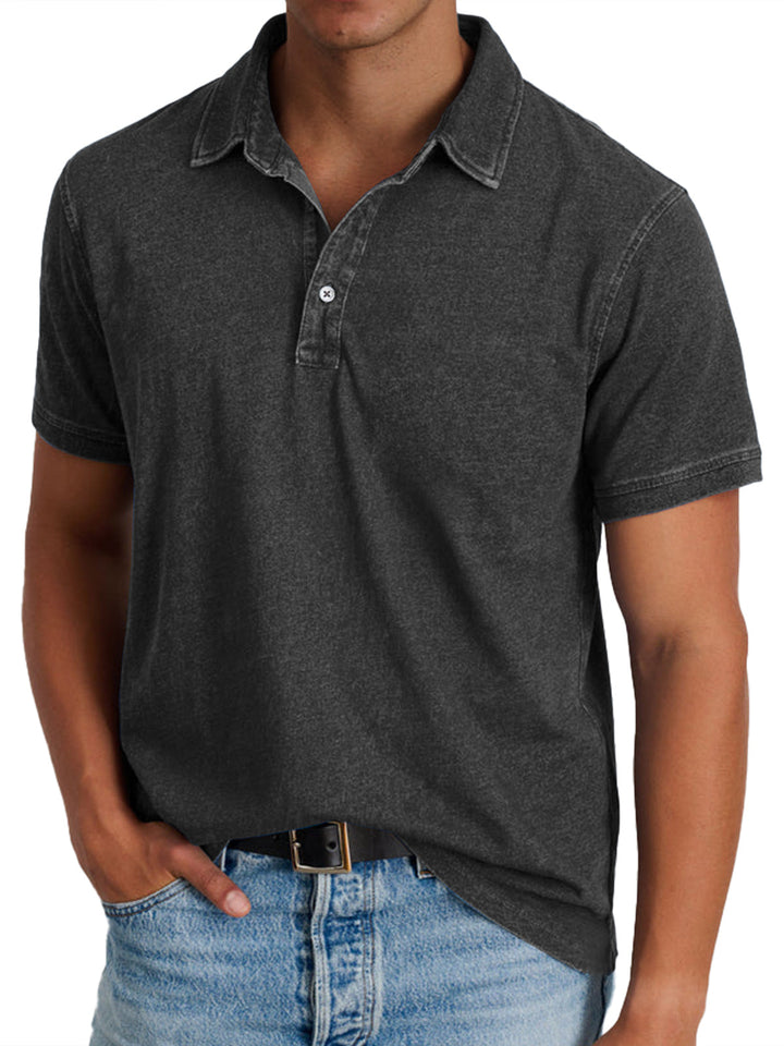 Stanley Men's Relaxed Polo Shirt - Black