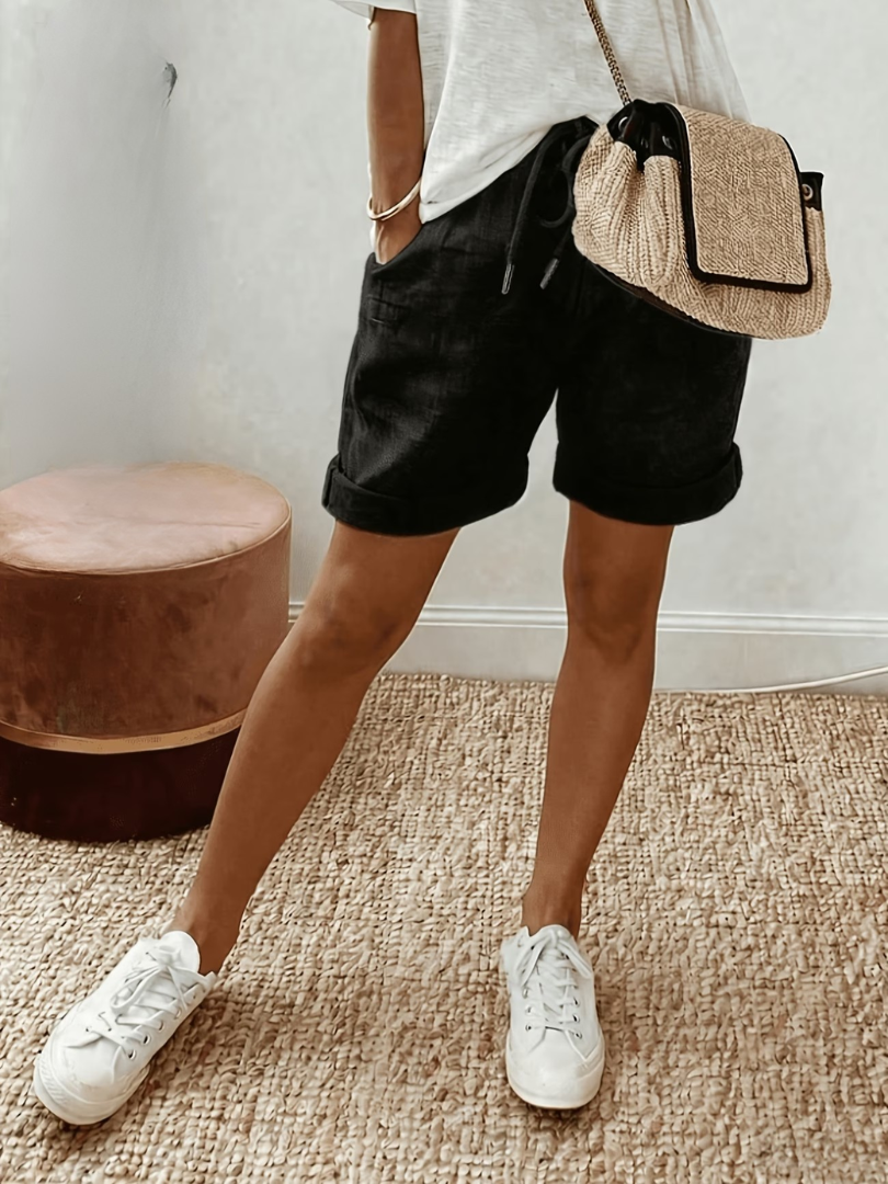 Edith | Linen Shorts