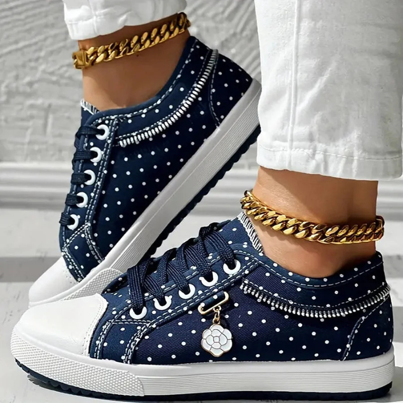Margaret | Elegant Floral Sneakers