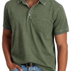 Stanley Men's Relaxed Polo Shirt - Army Green