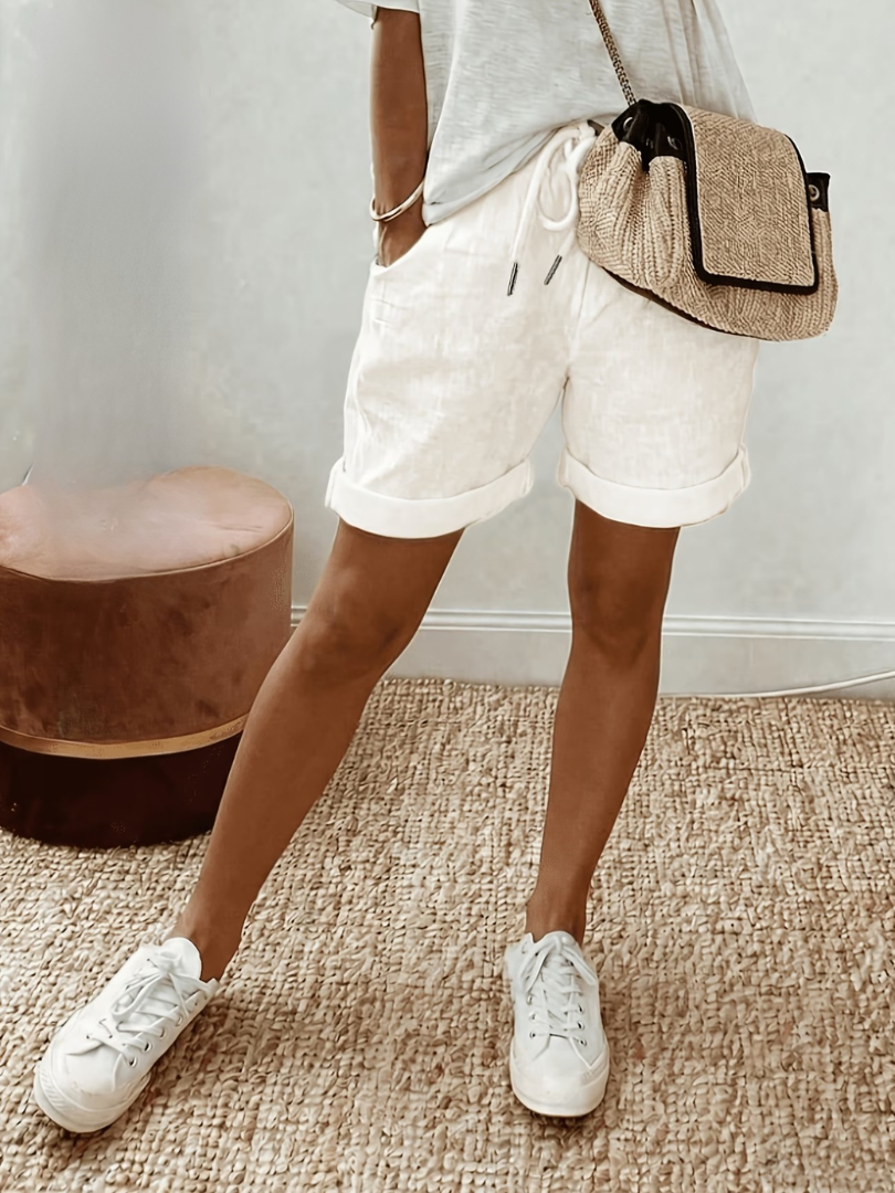 Edith | Linen Shorts