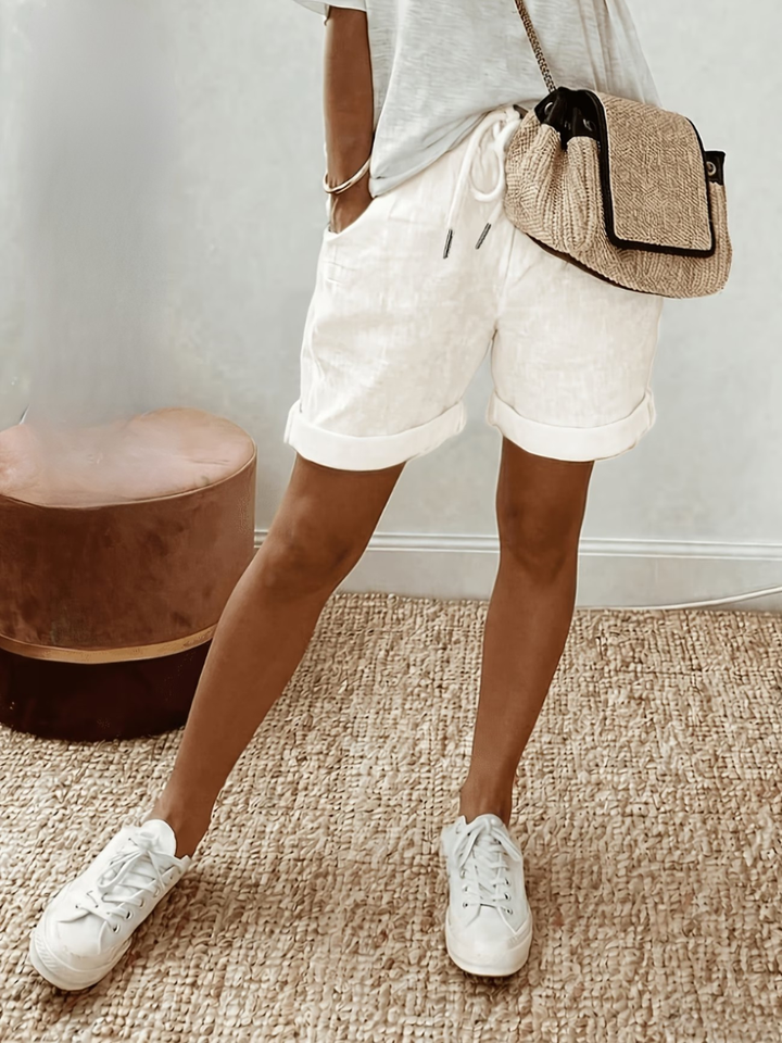 Edith | Linen Shorts