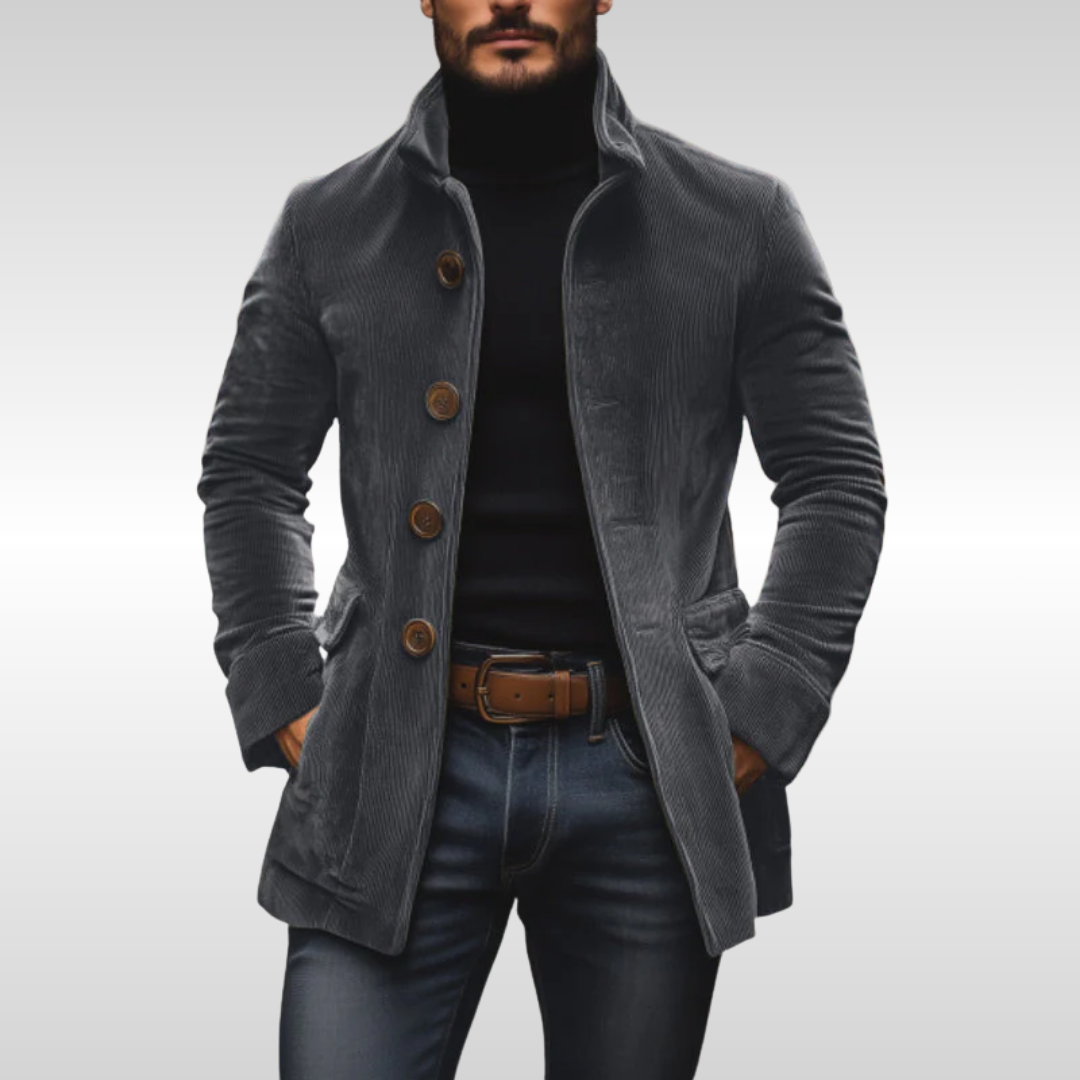 Carter Corduroy Jacket Grey