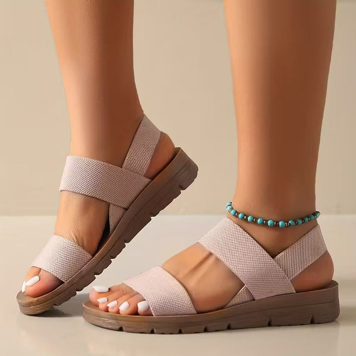 Marigold | Cushioned Double-Strap Sandals