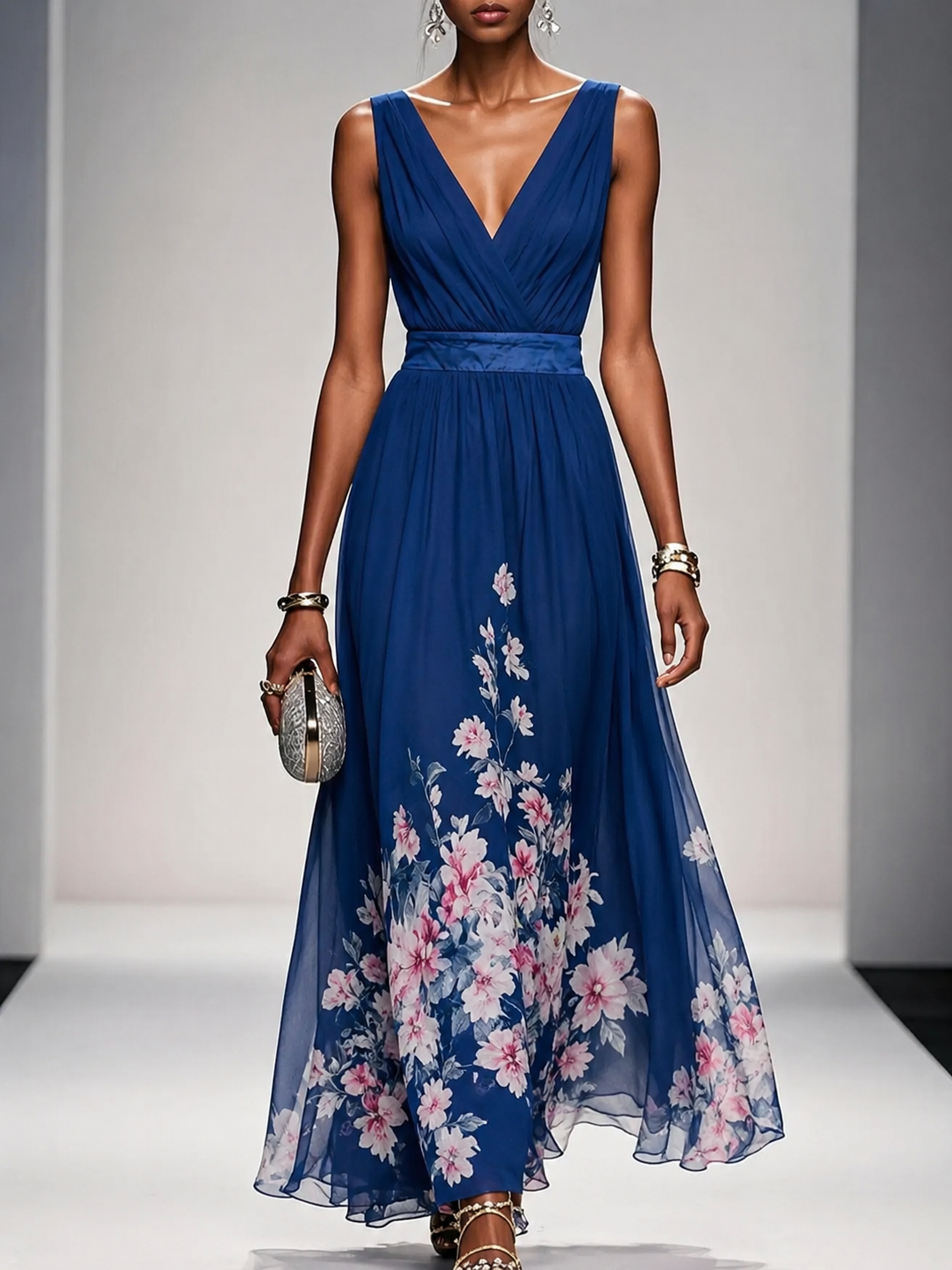 Lilian | Sleeveless A-Line Maxi Dress