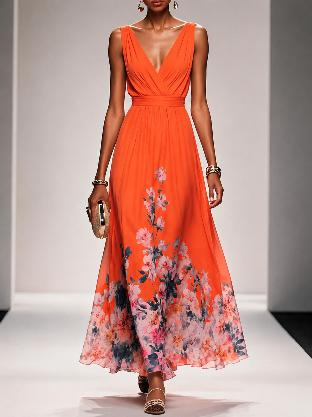 Lilian | Sleeveless A-Line Maxi Dress