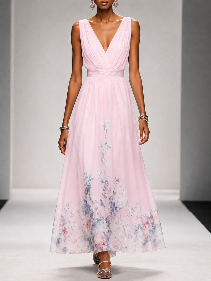 Lilian | Sleeveless A-Line Maxi Dress