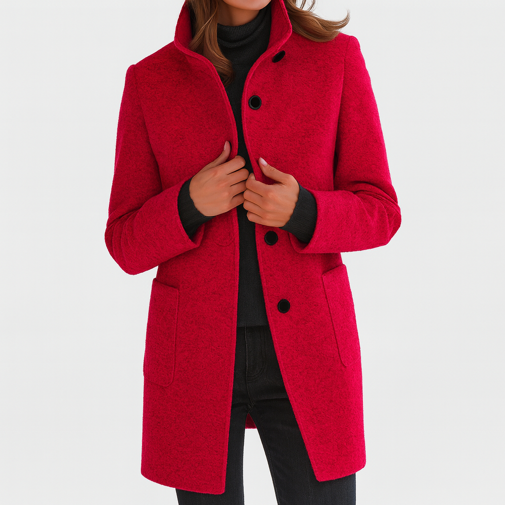 Classic Structured Coat with Flattering Silhouette