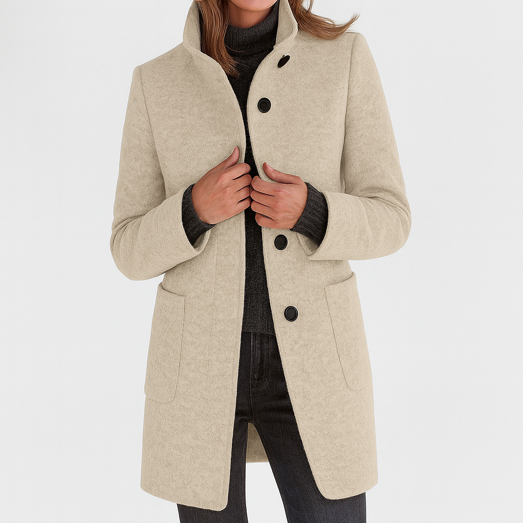 Classic Structured Coat with Flattering Silhouette