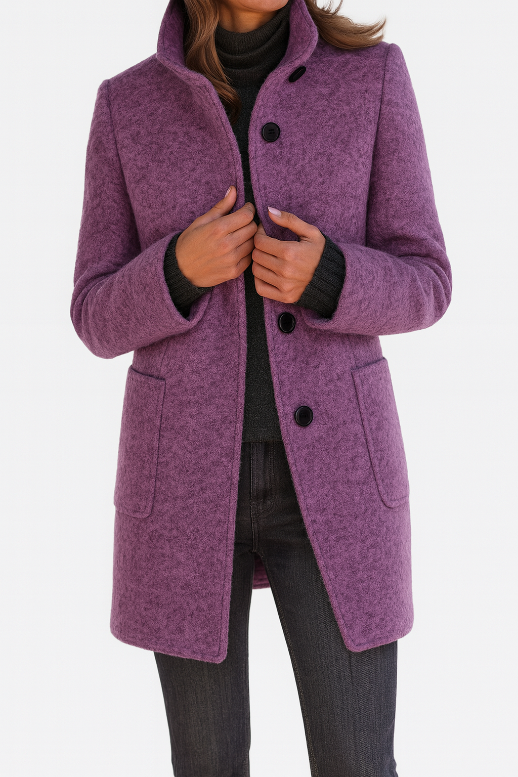 Classic Structured Coat with Flattering Silhouette