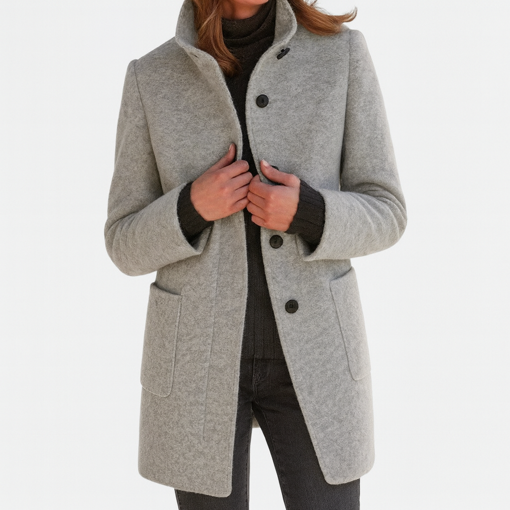Classic Structured Coat with Flattering Silhouette