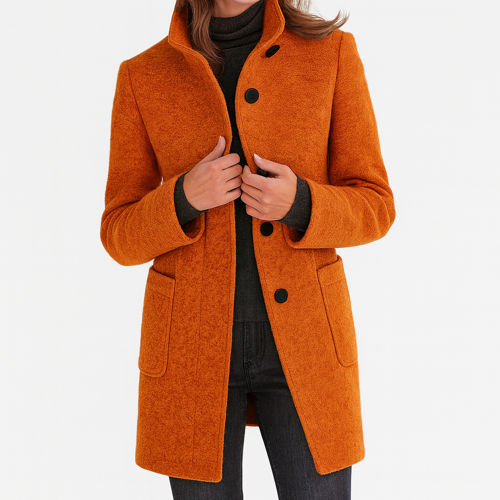 Classic Structured Coat with Flattering Silhouette