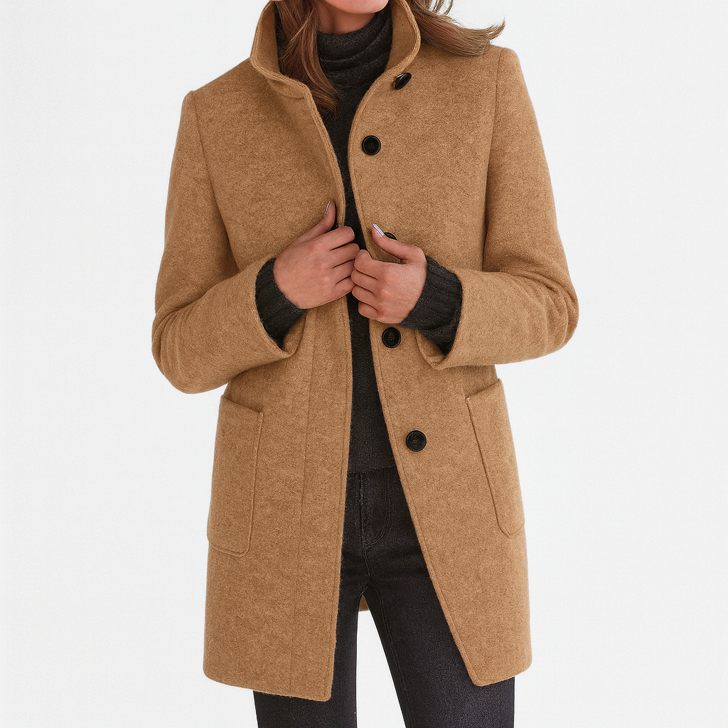 Classic Structured Coat with Flattering Silhouette