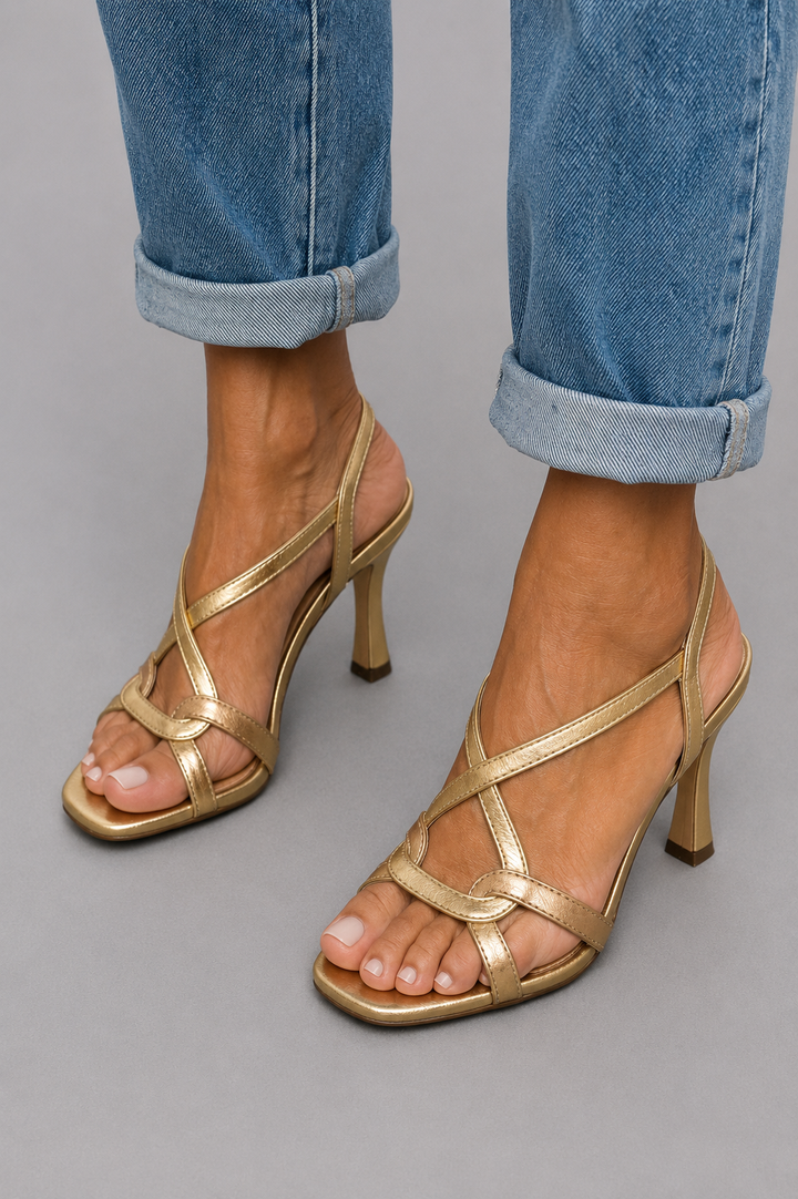 Nancy Golden Summer Charm Heels