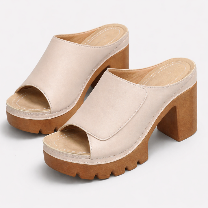 Sylvia | Platform Block Heels