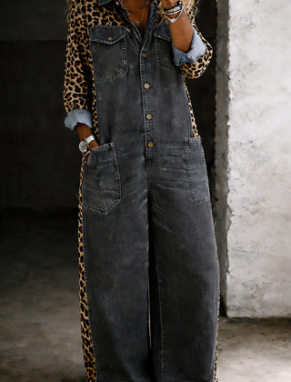 Hilda | Shirt-Style Everyday Jumpsuit - Black