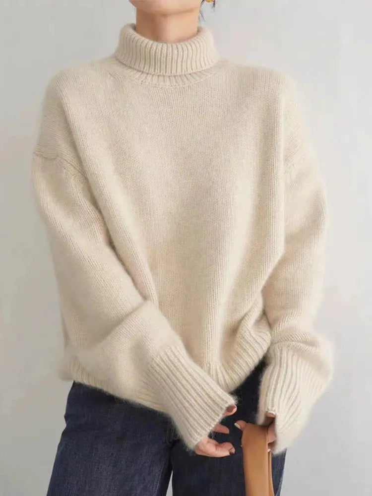 Vivienne Cashmere Turtleneck Jumper