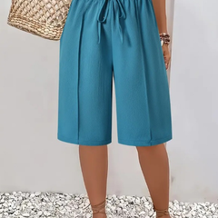 Harriet Elegant Comfort Shorts Blue