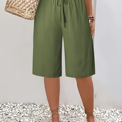 Harriet Elegant Comfort Shorts Green