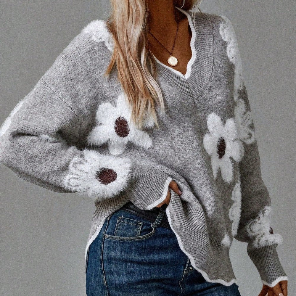 The Daisy Print Knit