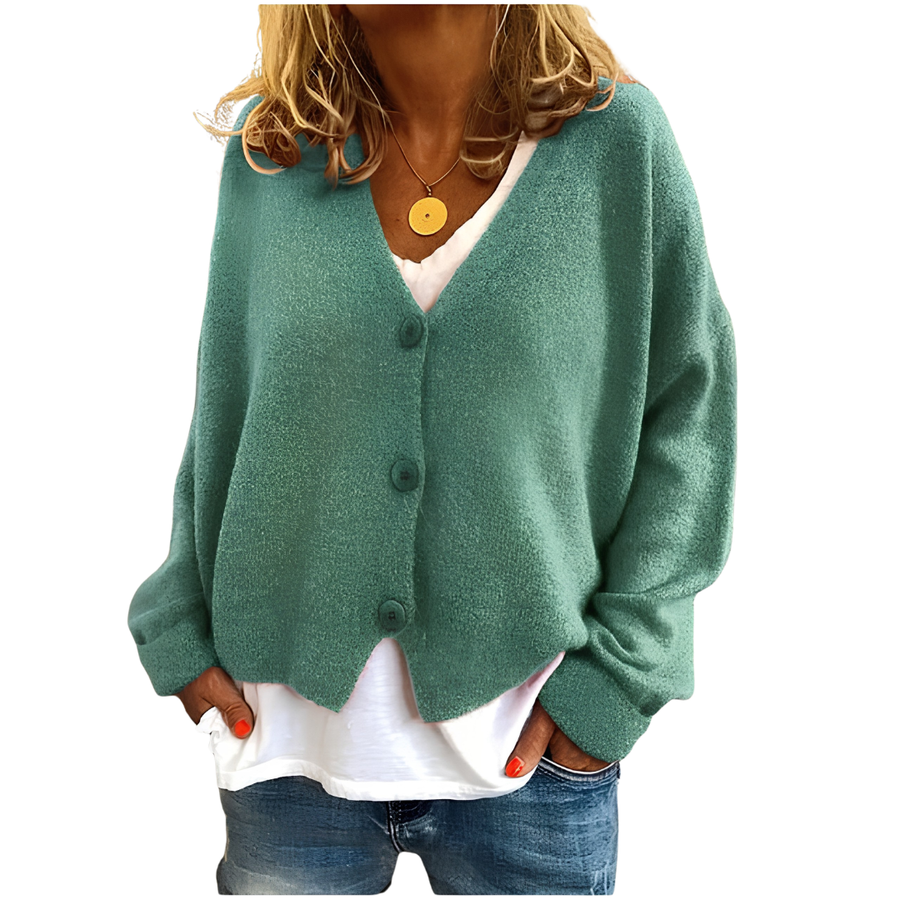The V-Neck Button Cardigan