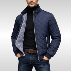 Liam Quilted Jacket Navy Blue