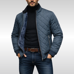 Liam Quilted Jacket Grey
