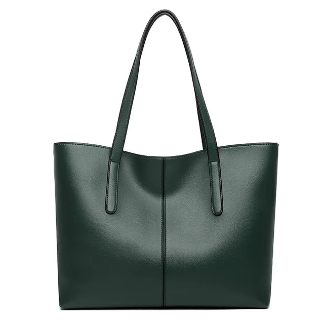 Spacious Structured Tote Bag with Double Shoulder Straps