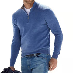 Perry Merino V-Neck Sweater Blue