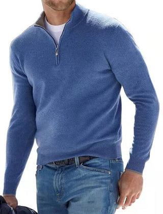Perry Merino V-Neck Sweater Blue