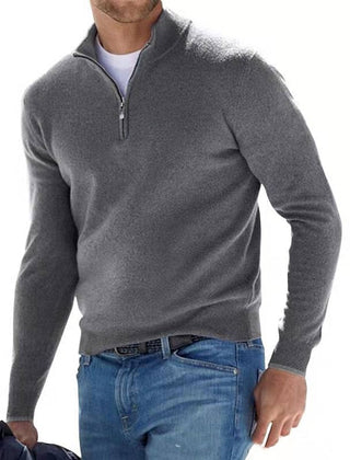 Perry Merino V-Neck Sweater Grey