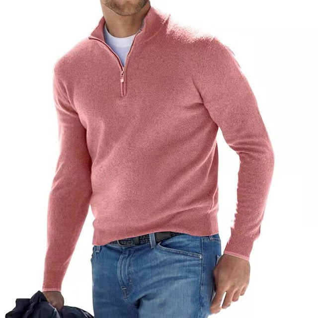 Perry Merino V-Neck Sweater Pink
