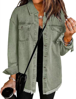 Winifred | Oversized Signature Jacket - Olive Green