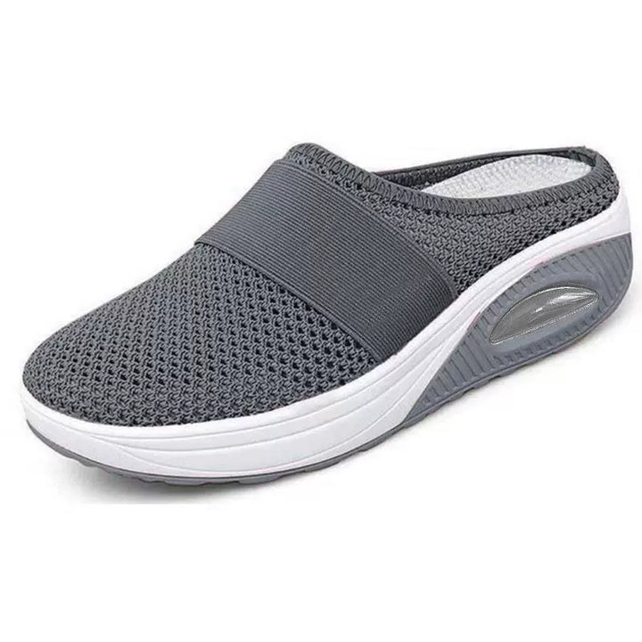 Elaine mules in Dark Grey